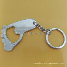 Zinc Alloy Foot Bottle Opener Key chains